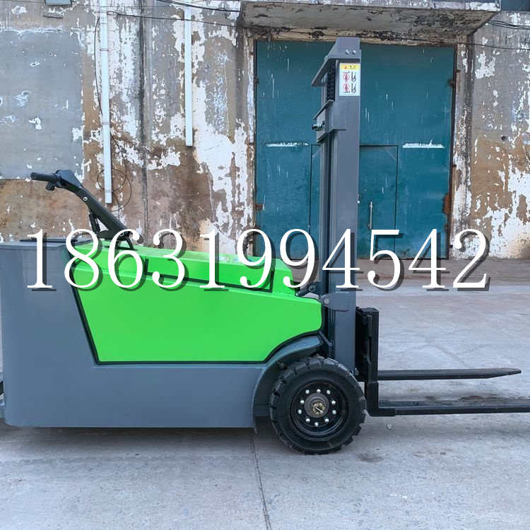 碾子山区小型电动叉车1吨2吨步行站驾式电瓶堆高充电装卸车液压升降车铲车
